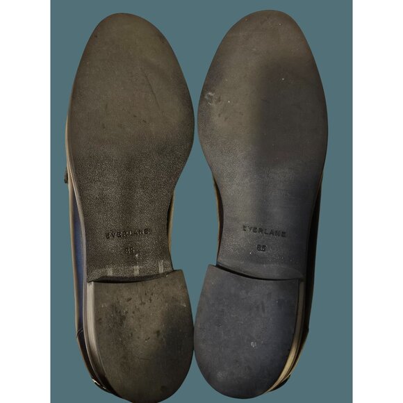 Everlane The Modern Loafer Minimalist Quiet Luxury Leather Black Shoes Women 8.5 - Picture 4 of 10